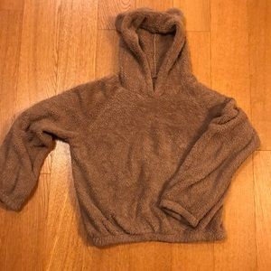 Teddy bear Sherpa hoodie